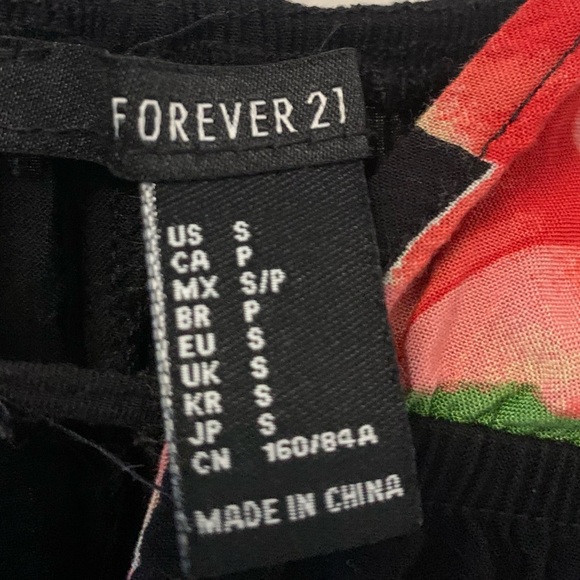 Long Maxi Sundress Backless Black with Floral Print Size Small - Picture 4 of 4